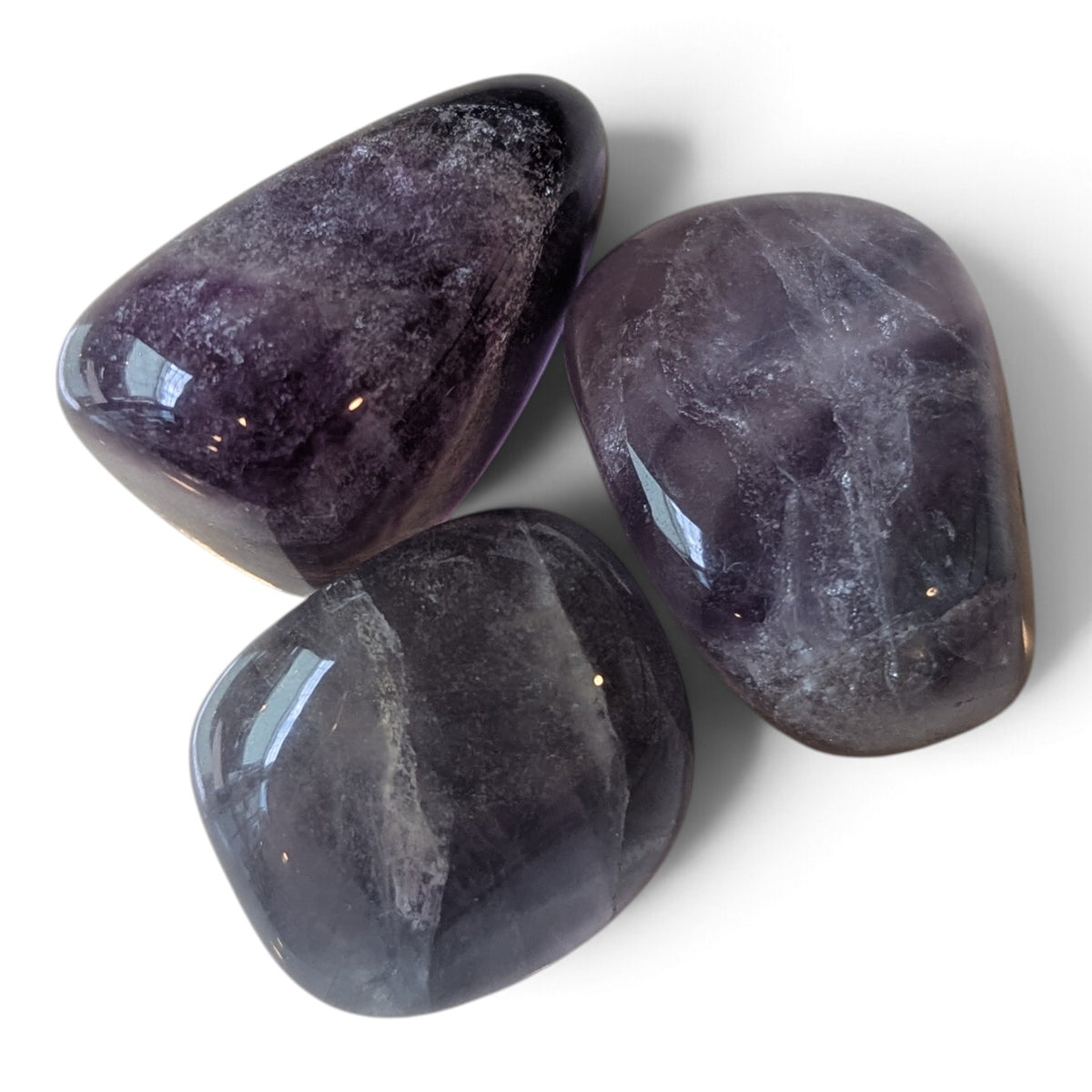 Purple Fluorite Tumble Stone - Polished