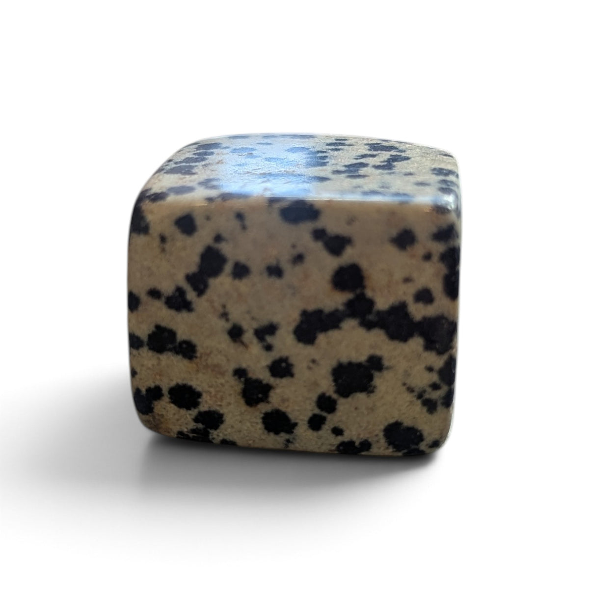 Dalmatian Jasper Cube