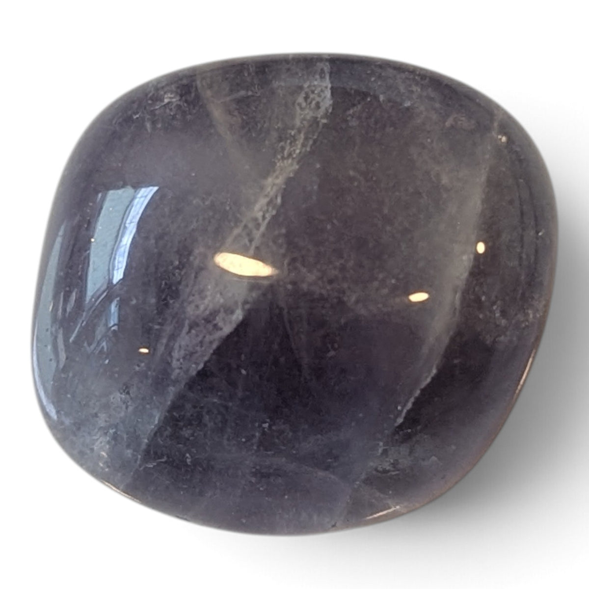 Purple Fluorite Tumble Stone - Polished