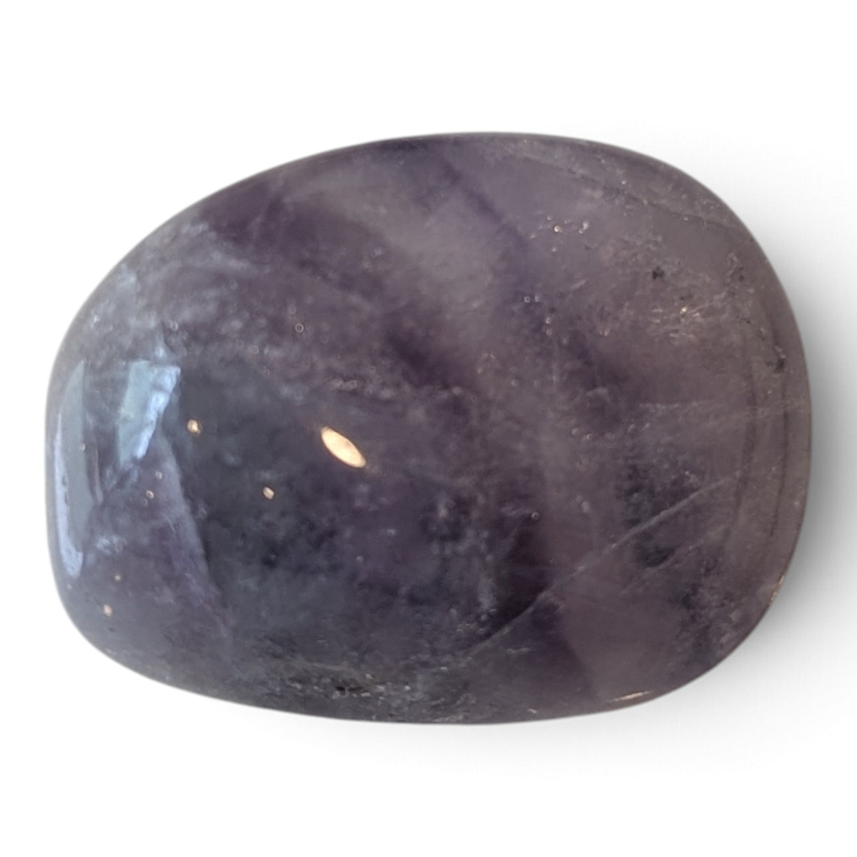 Purple Fluorite Tumble Stone - Polished