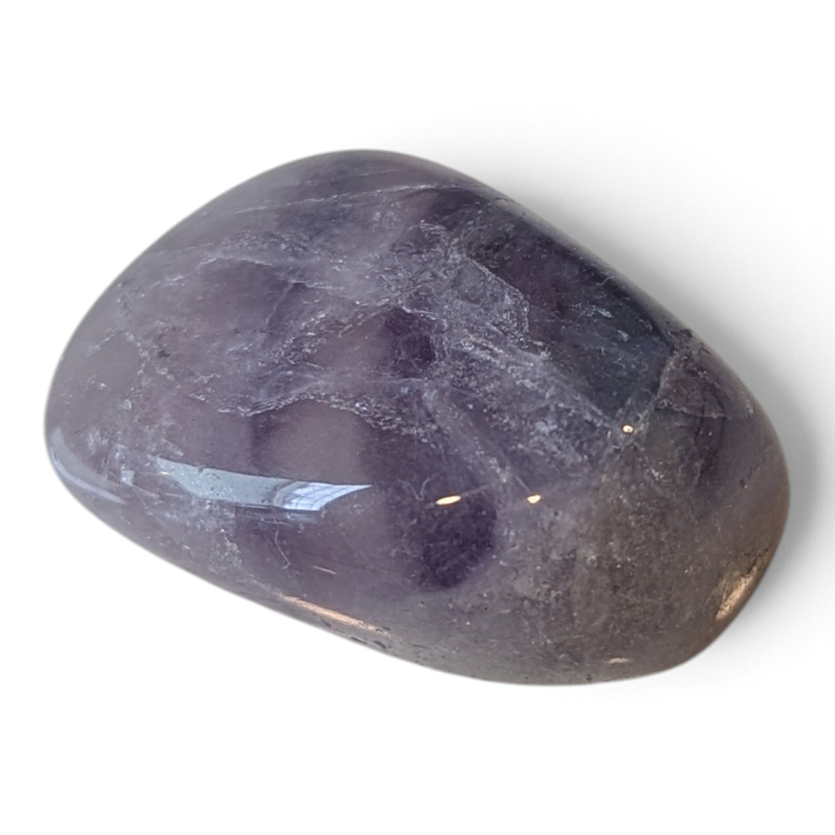 Purple Fluorite Tumble Stone - Polished