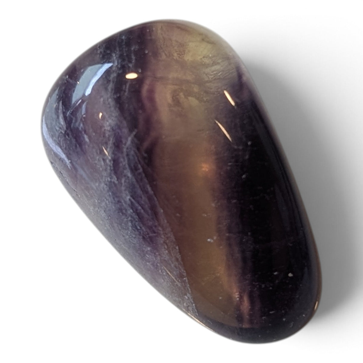 Purple Fluorite Tumble Stone - Polished
