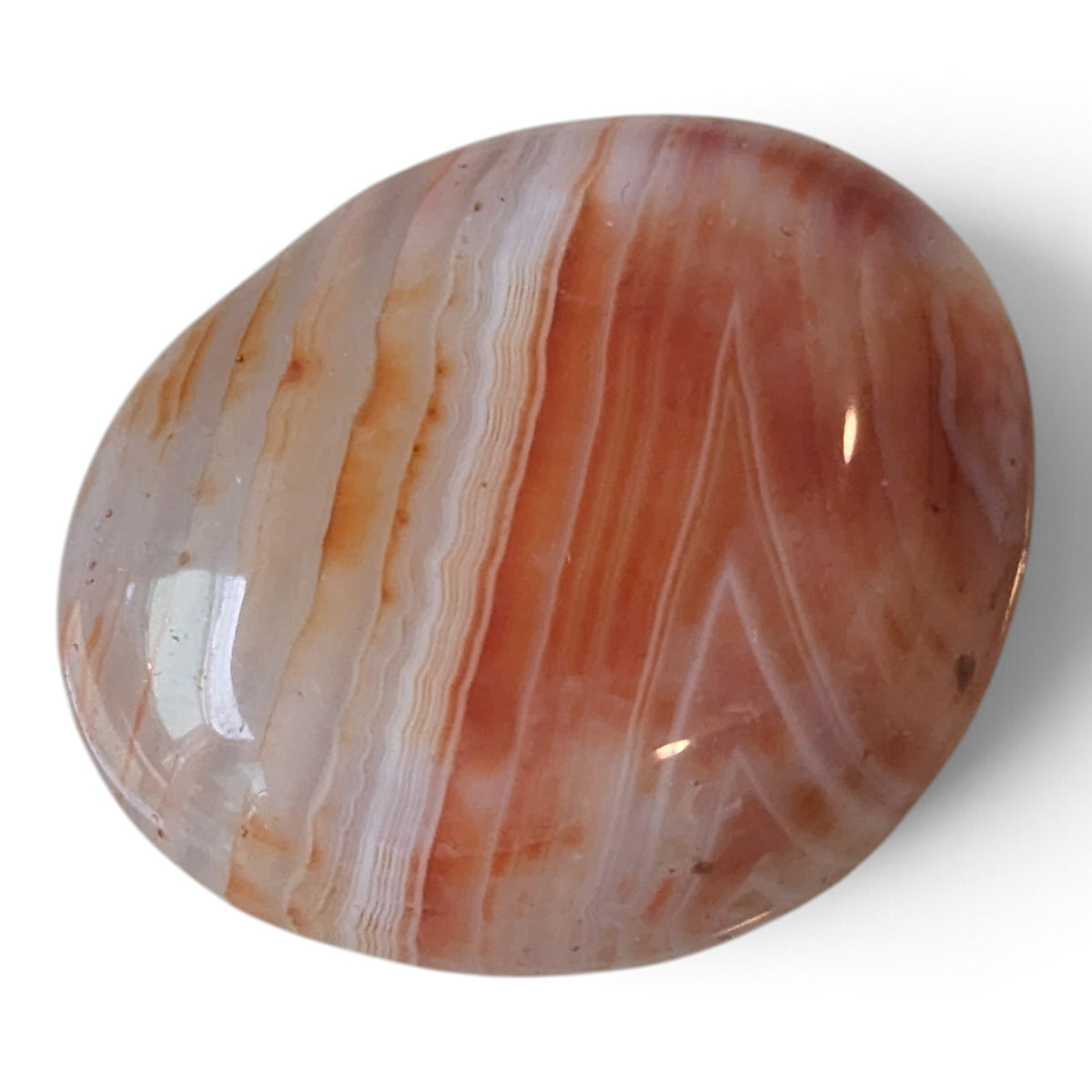 Red Agate Tumble Stone - Polished