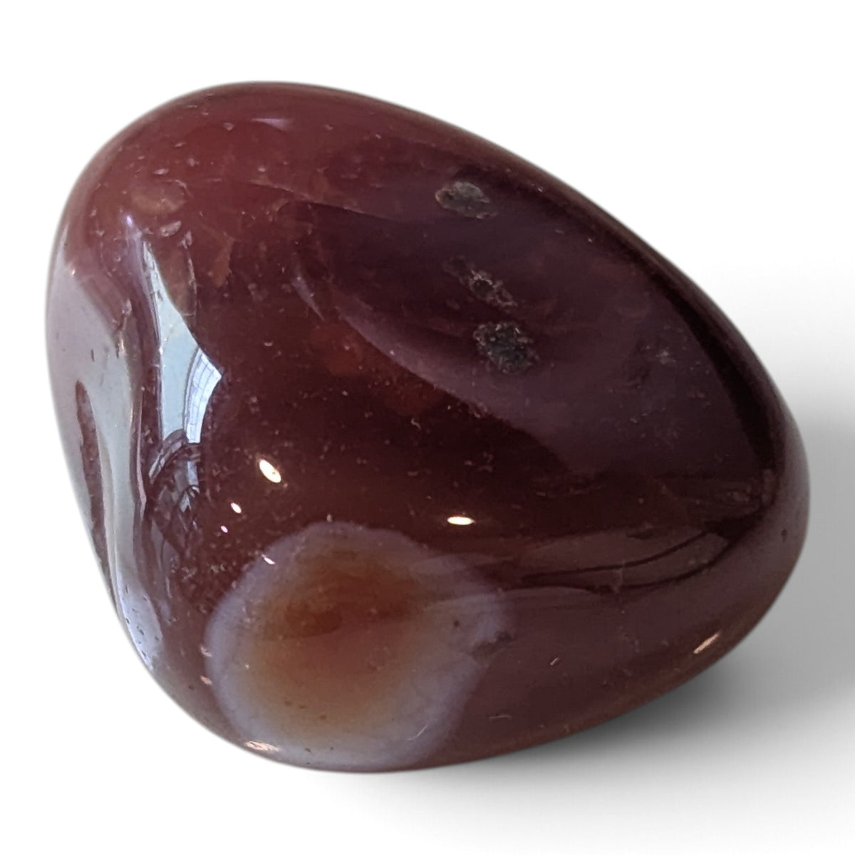 Red Agate Tumble Stone - Polished