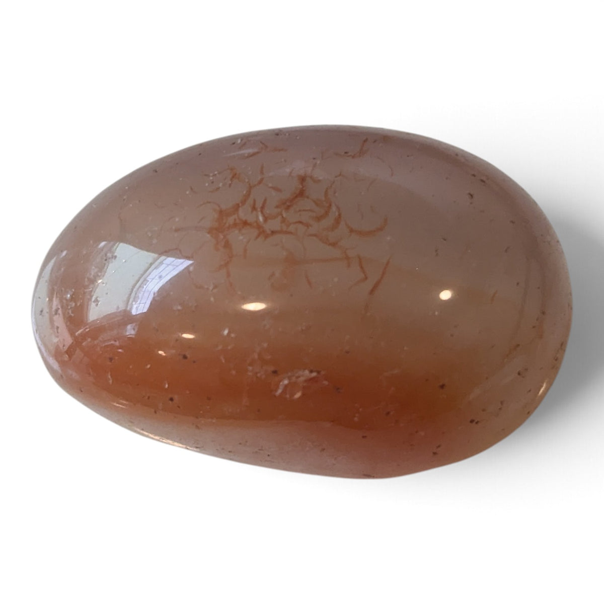 Red Agate Tumble Stone - Polished