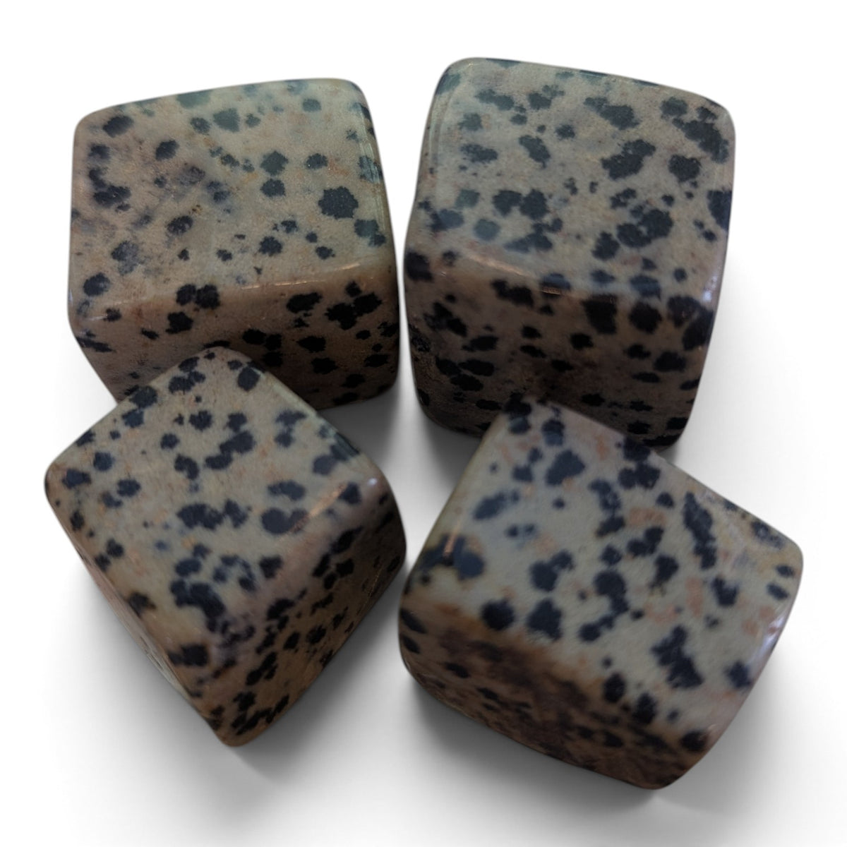 Dalmatian Jasper Cube