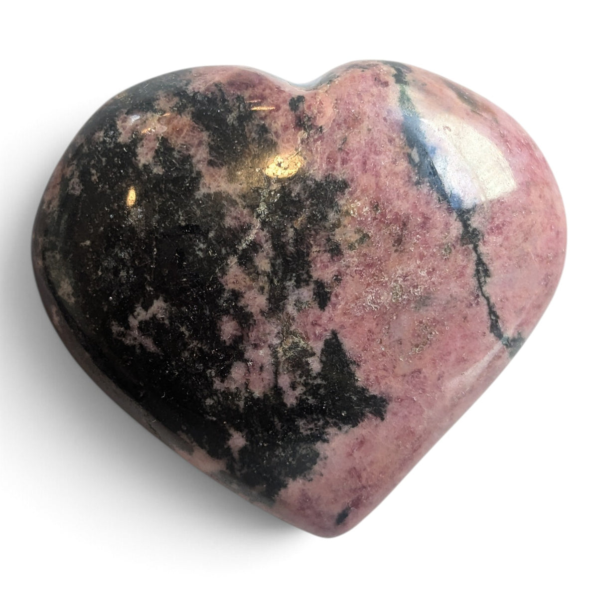 Rhodonite Crystal Heart