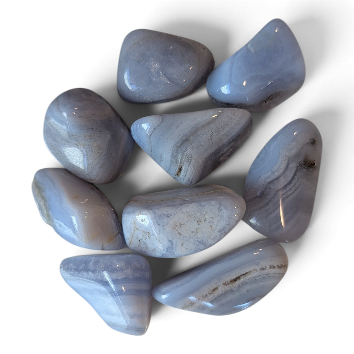 Blue Lace Agate Tumble Stone