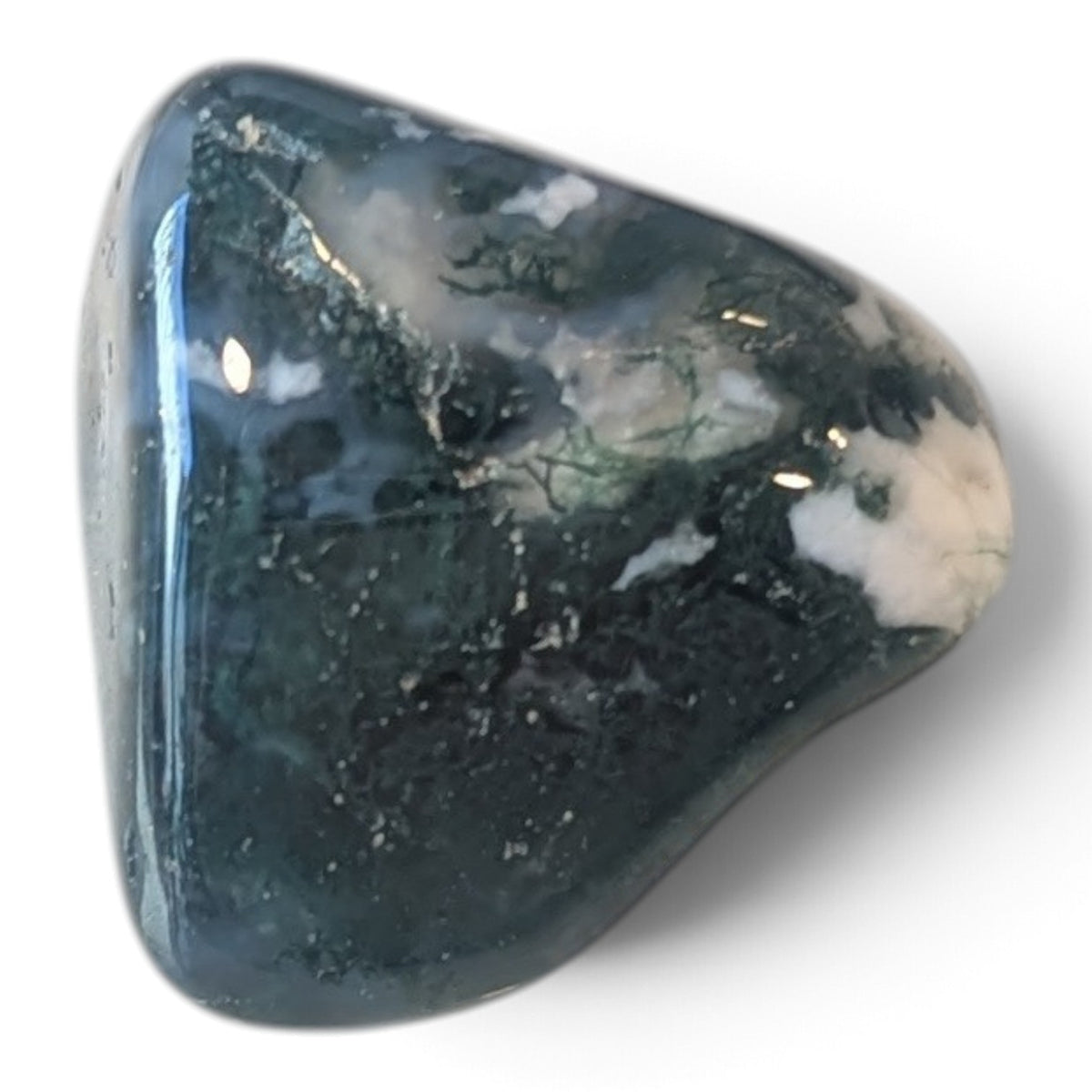 Moss Agate Tumble Stone