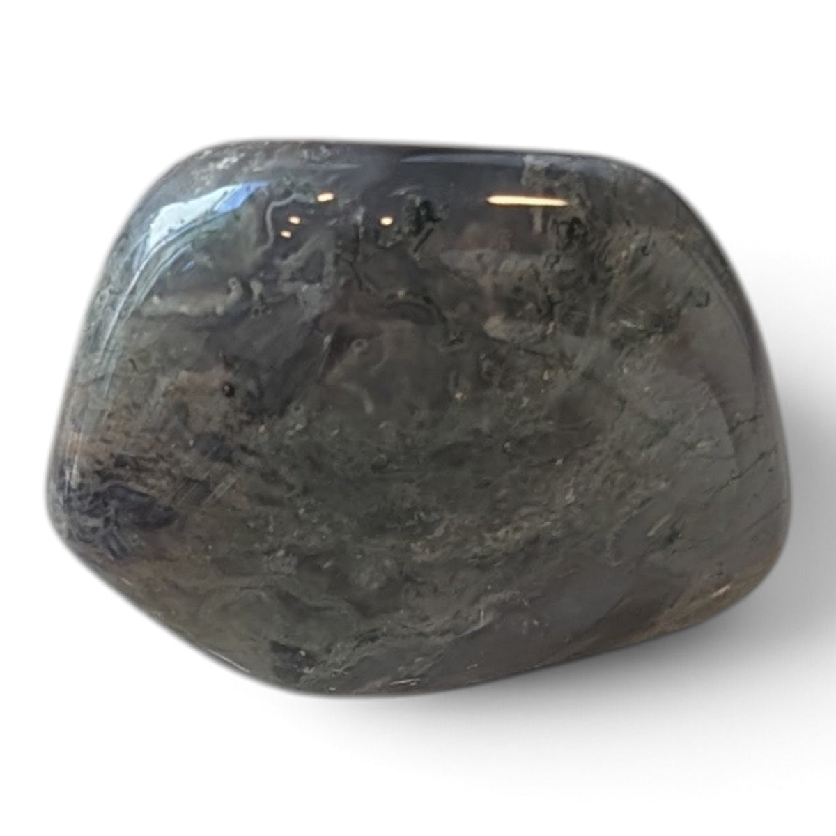 Moss Agate Tumble Stone