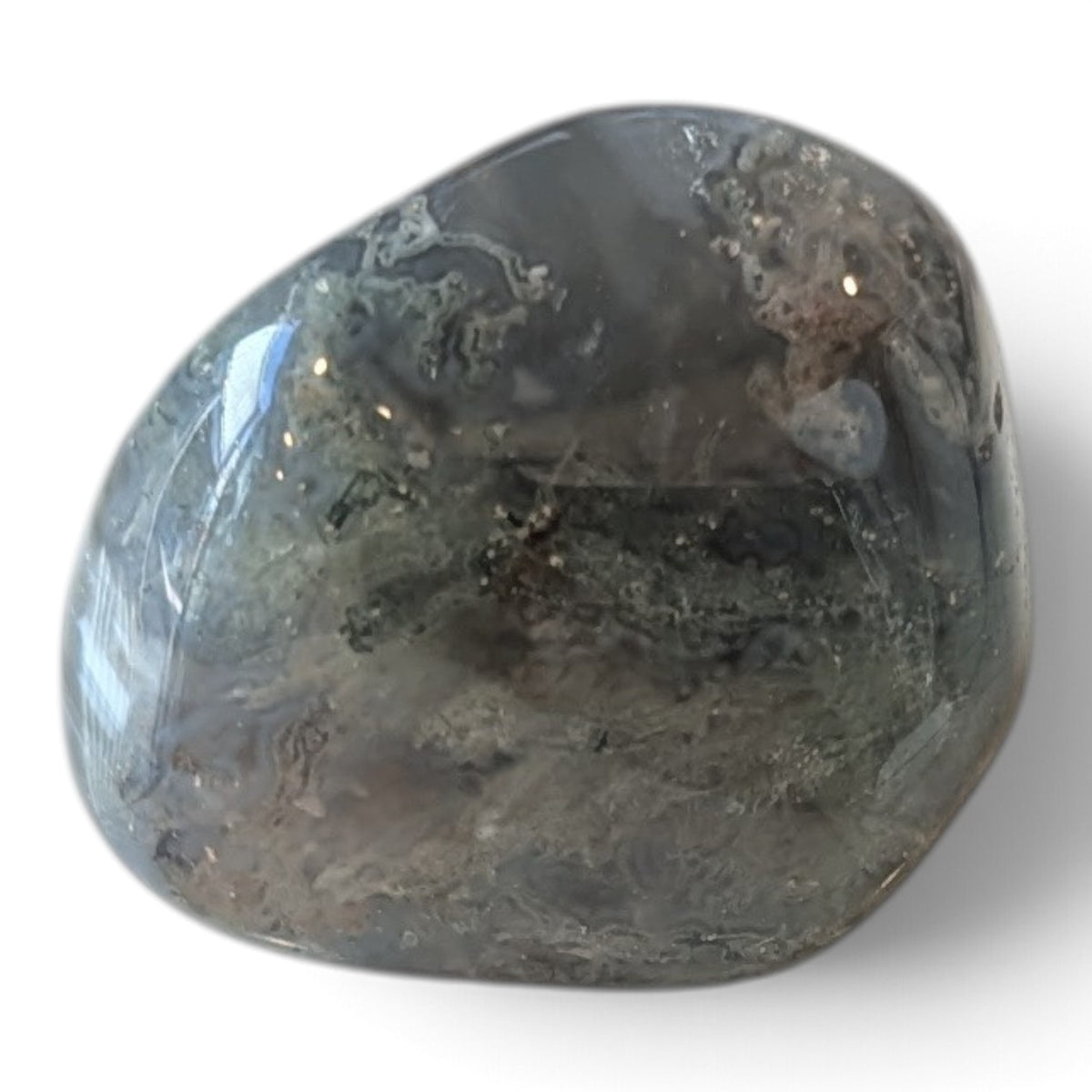 Moss Agate Tumble Stone