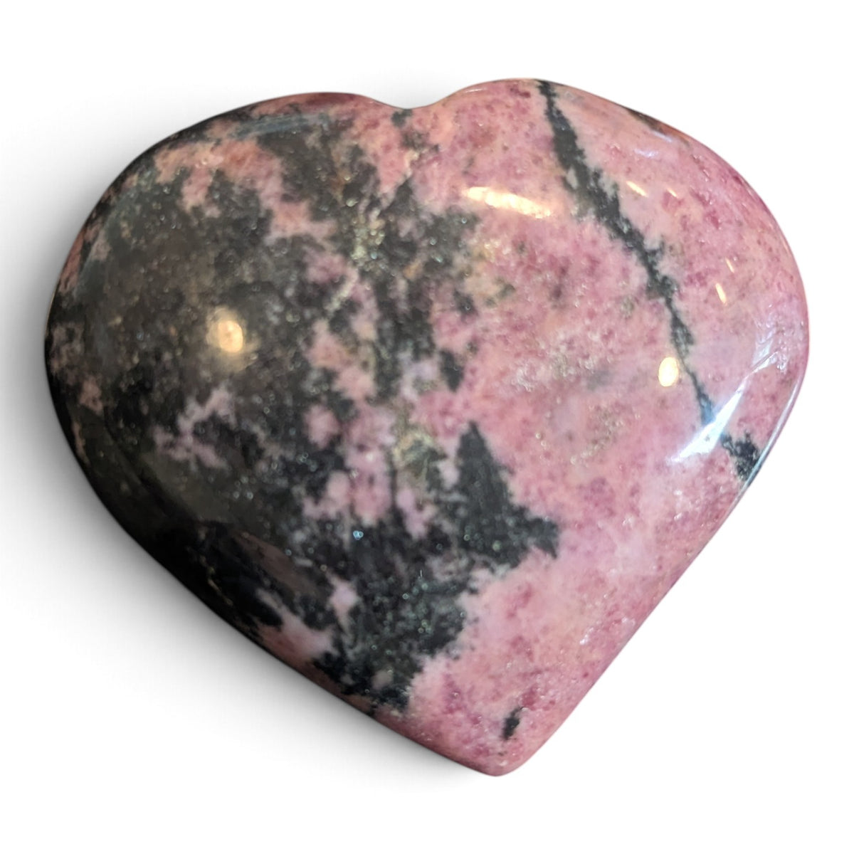 Rhodonite Crystal Heart
