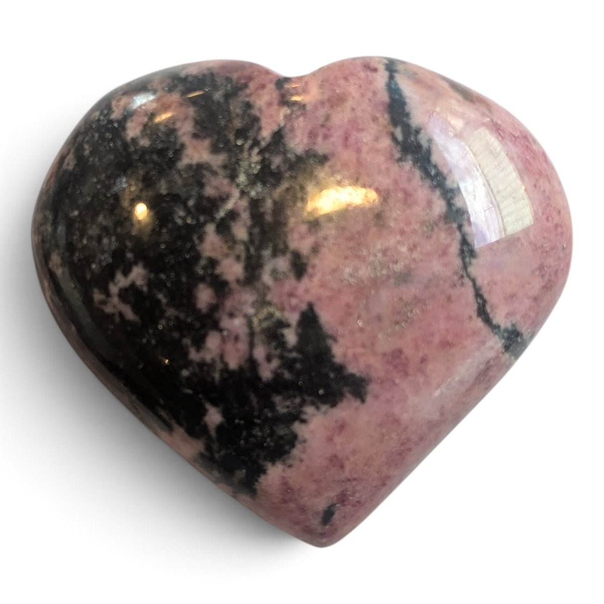 Rhodonite Crystal Heart