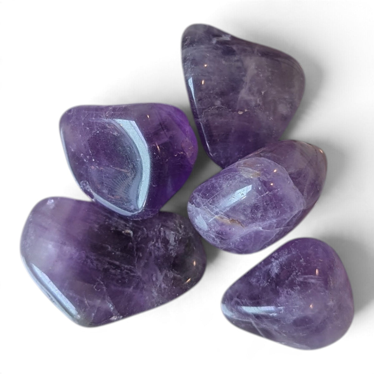 Amethyst Tumble Stone - Polished