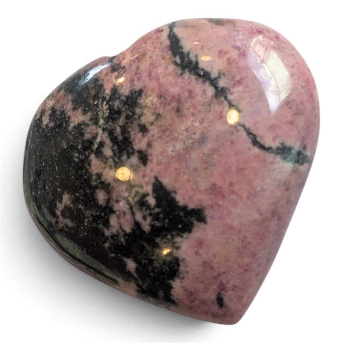Rhodonite Crystal Heart