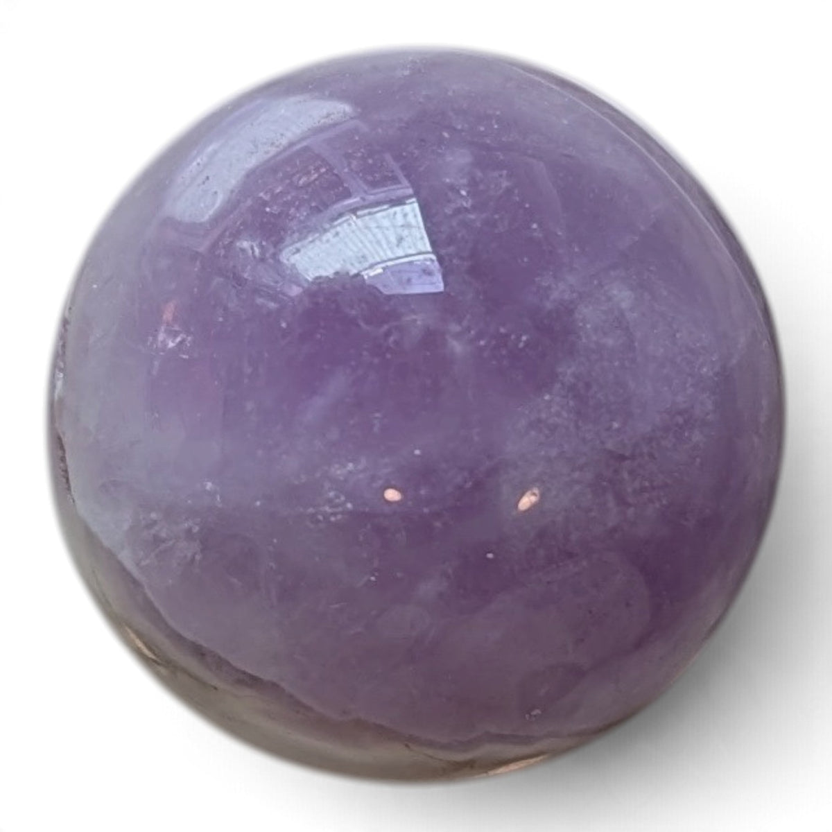 Chevron Amethyst Sphere